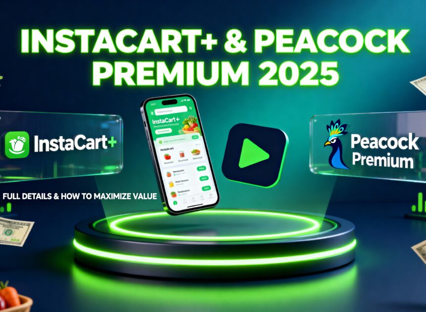 Instacart+ and Peacock Premium Promotion in 2025: Full Details and How to Maximize Value
